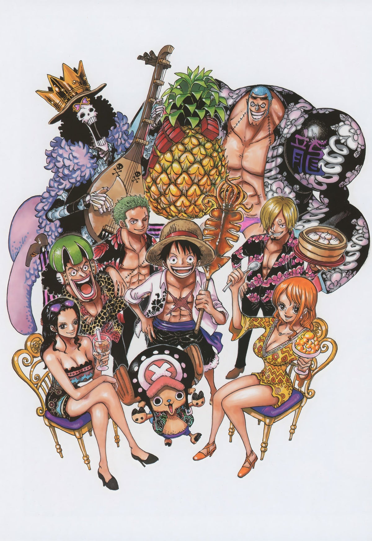 Art by Eiichiro Oda — One Piece Color Walk 3: New World to Wano