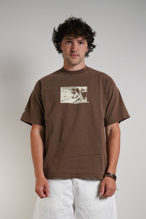 Whatever Happens Tシャツ (Coffee)
