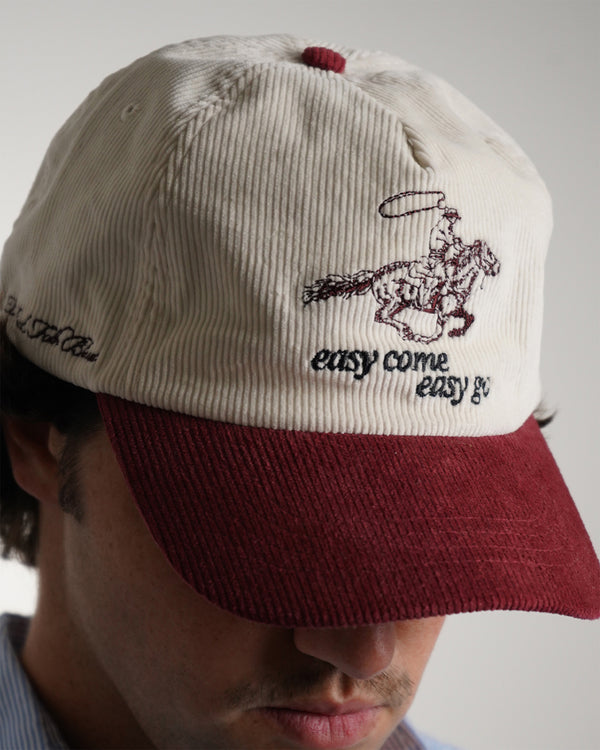 Easy Come Easy Go キャップ (Burgundy)