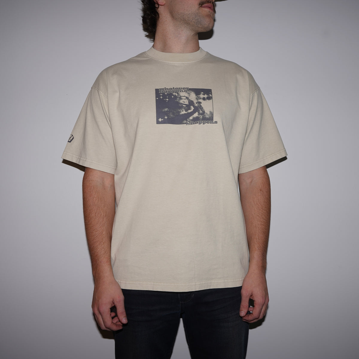 Whatever Happens Tee (Bone)