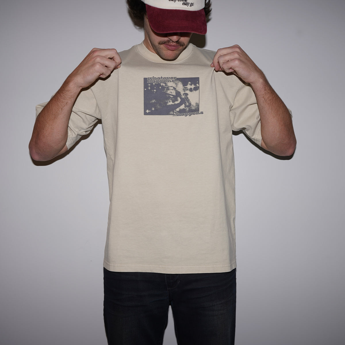 Whatever Happens Tee (Bone)