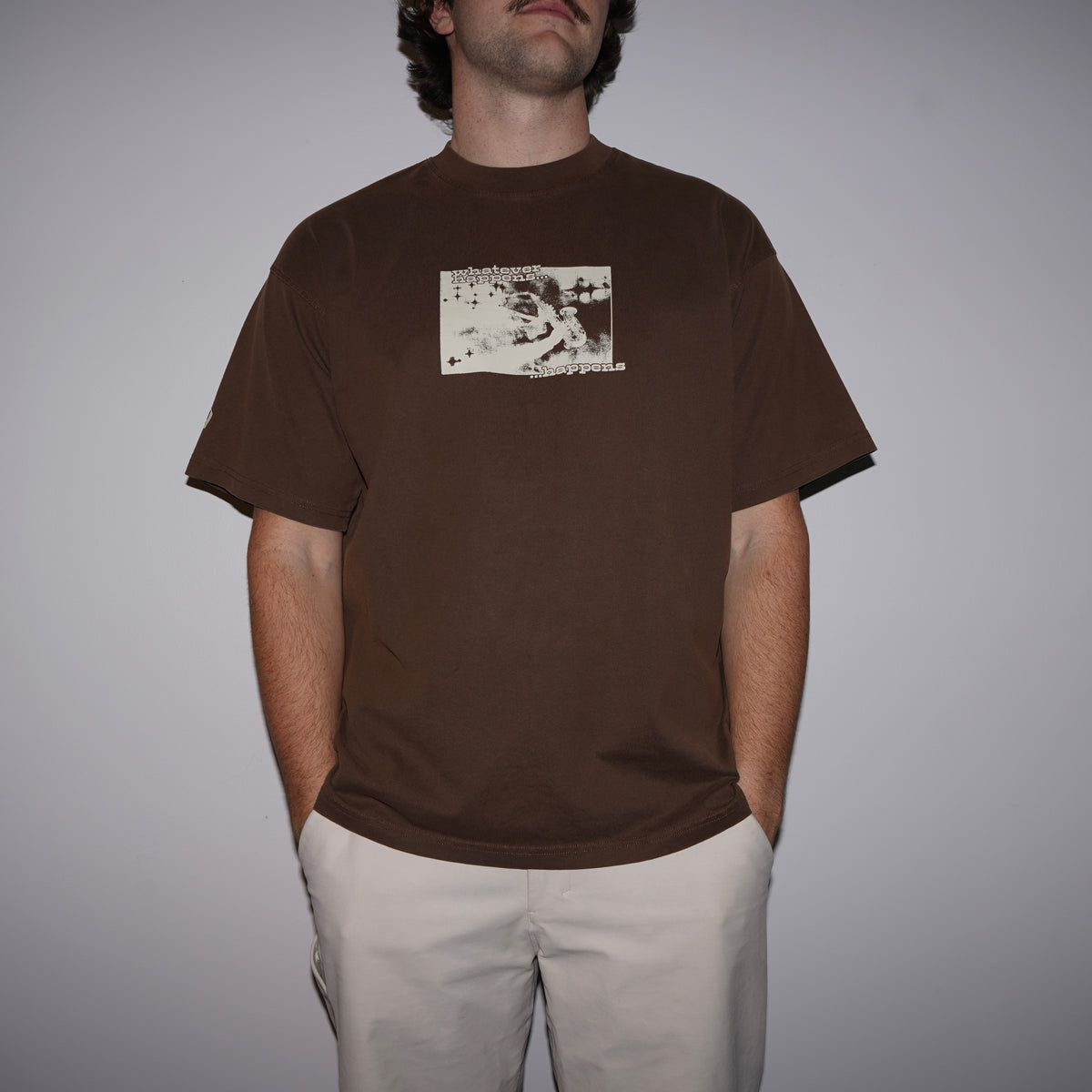 Whatever Happens Tee (Coffee)