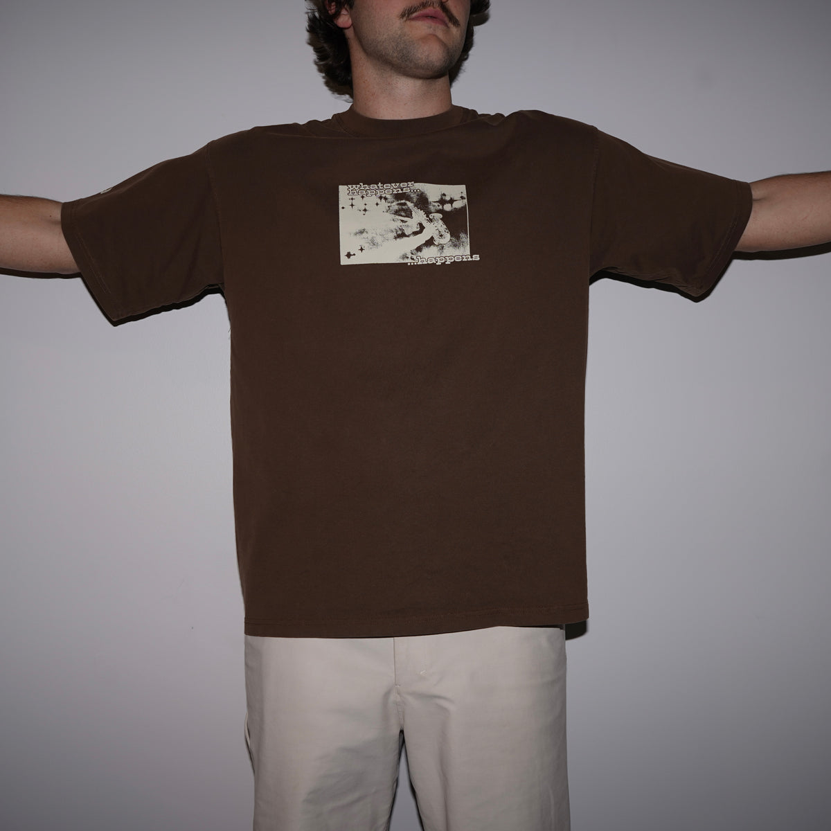Whatever Happens Tee (Coffee)