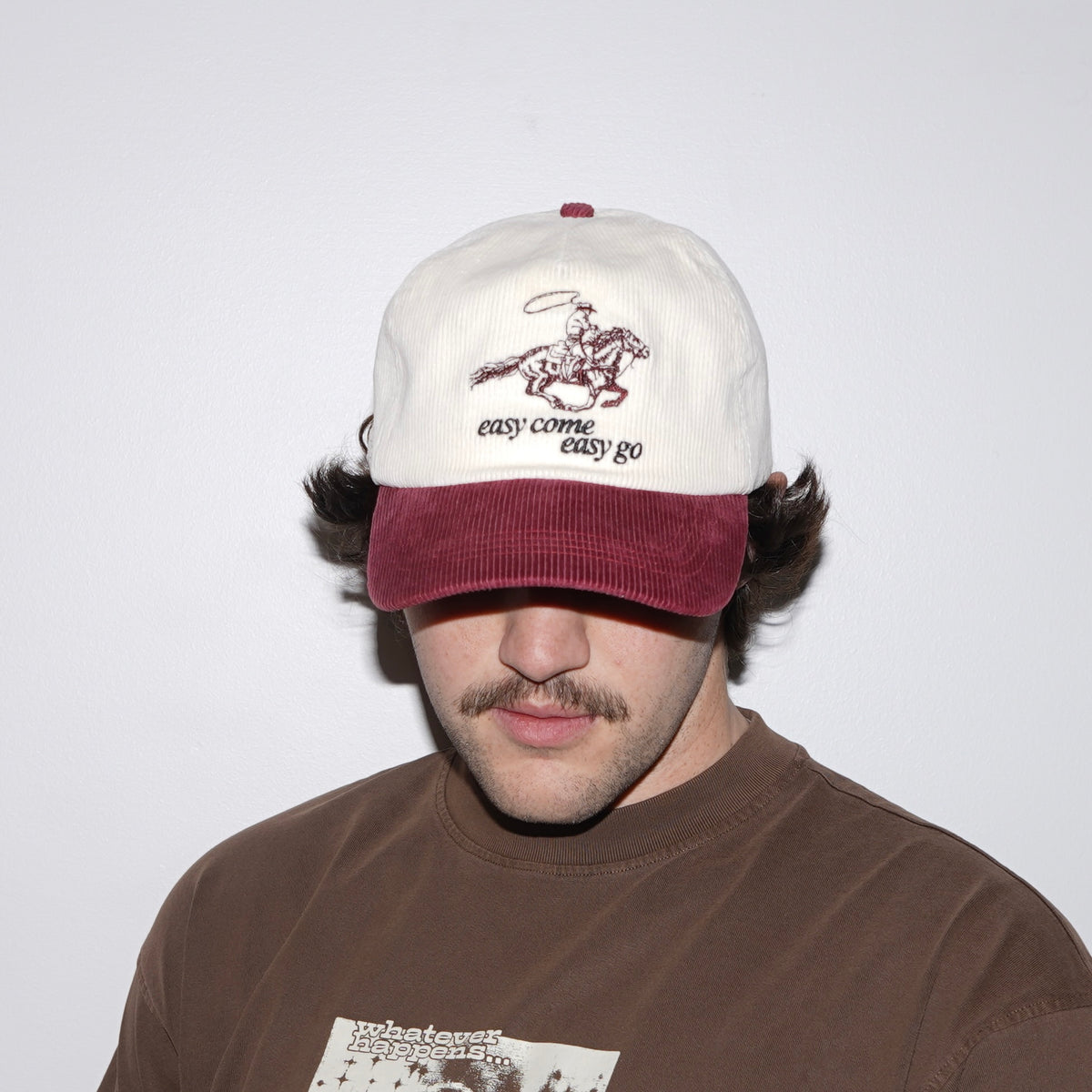 Easy Come Easy Go Hat (Burgundy)